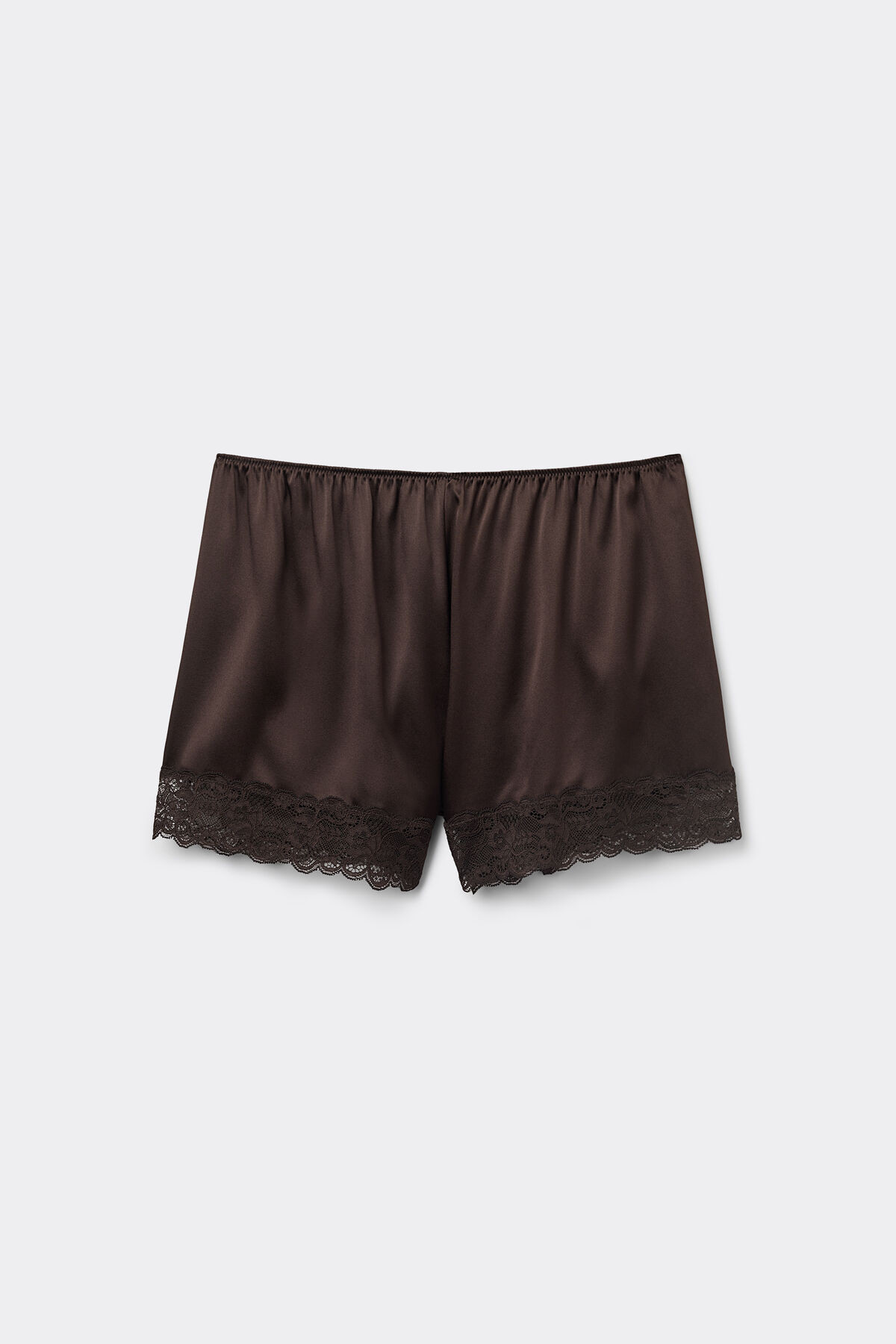 Lace Trim Silk Shorts - Intimissimi | Intimissimi (US)