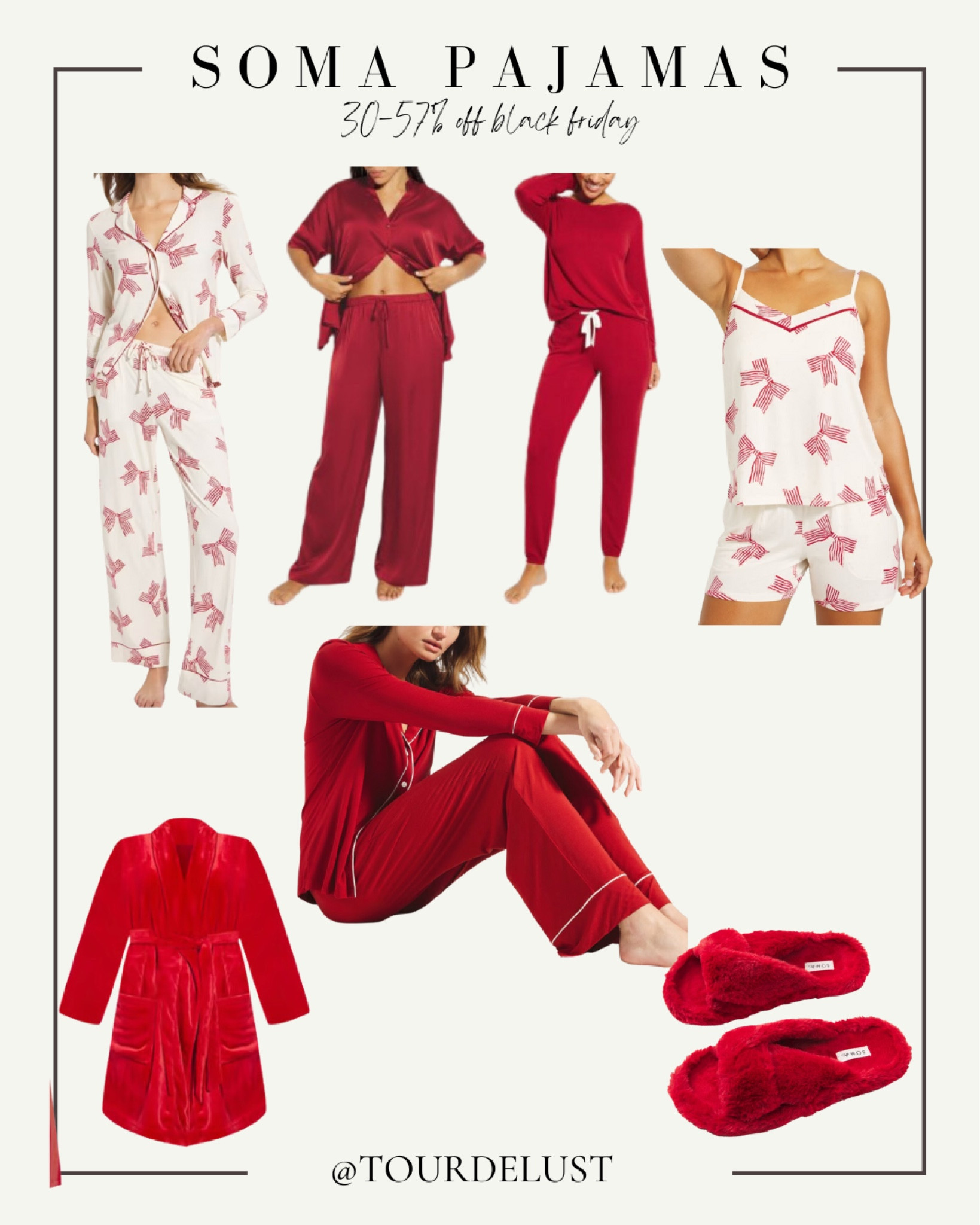 Soma pajamas 30% off for Black Friday, holiday pajamas, Christmas pajamas, gift guide 

#LTKGiftGuide #LTKCyberWeek #LTKHoliday