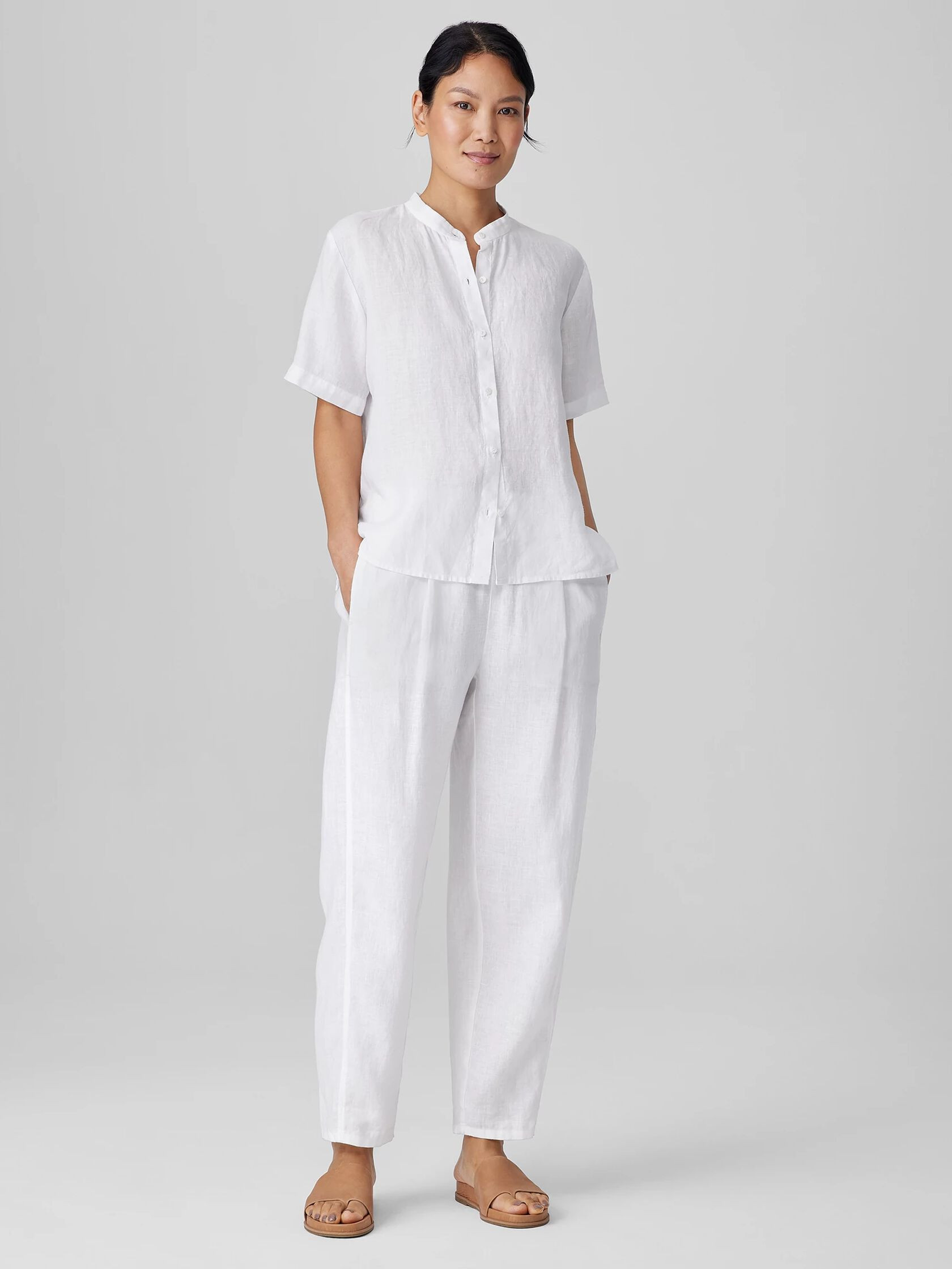 Organic Linen Lantern Pant | Eileen Fisher