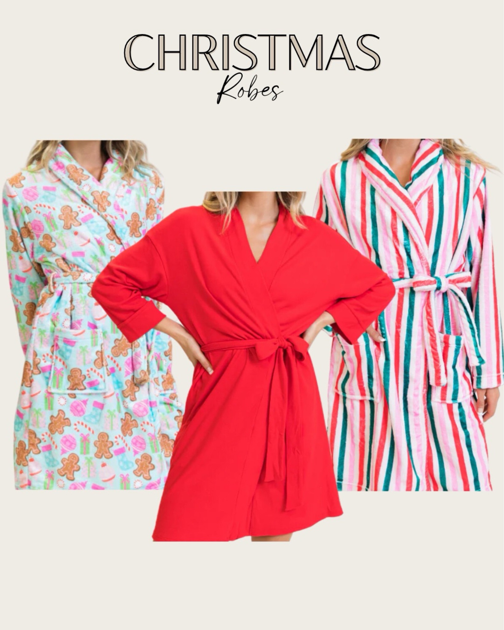 Christmas Robes! Cozy Gifts 🎄

#LTKHoliday #LTKMidsize #LTKGiftGuide