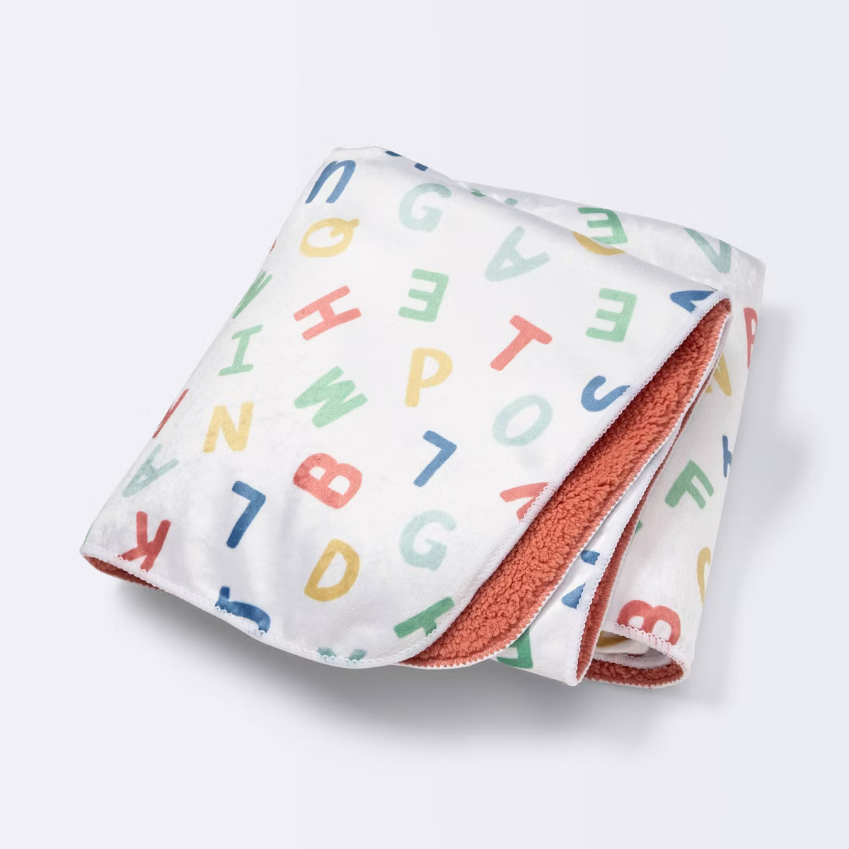 Velboa Blanket Alphabet - Cloud Island™ - Coral | Target