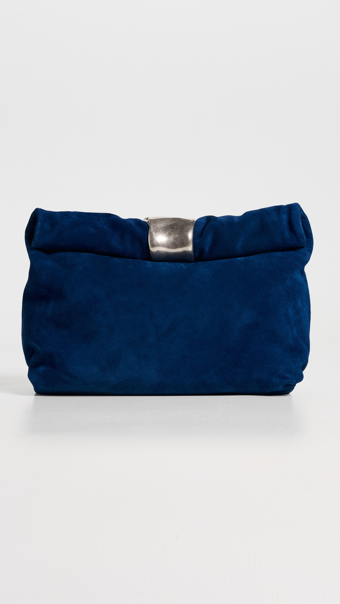 STAUD Suede Cuff Clutch Cobalt One Size | Shopbop
