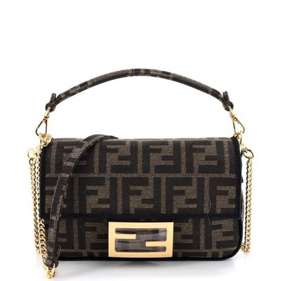 Fendi Baguette NM Bag Zucca Canvas Mini | eBay US
