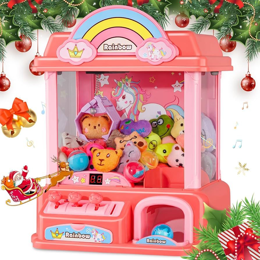Candy Mini Claw Machine for Kids|Unicorn Toys for Girls 4-6|2023 Christmas Best Gifts Ideas for 5... | Amazon (US)
