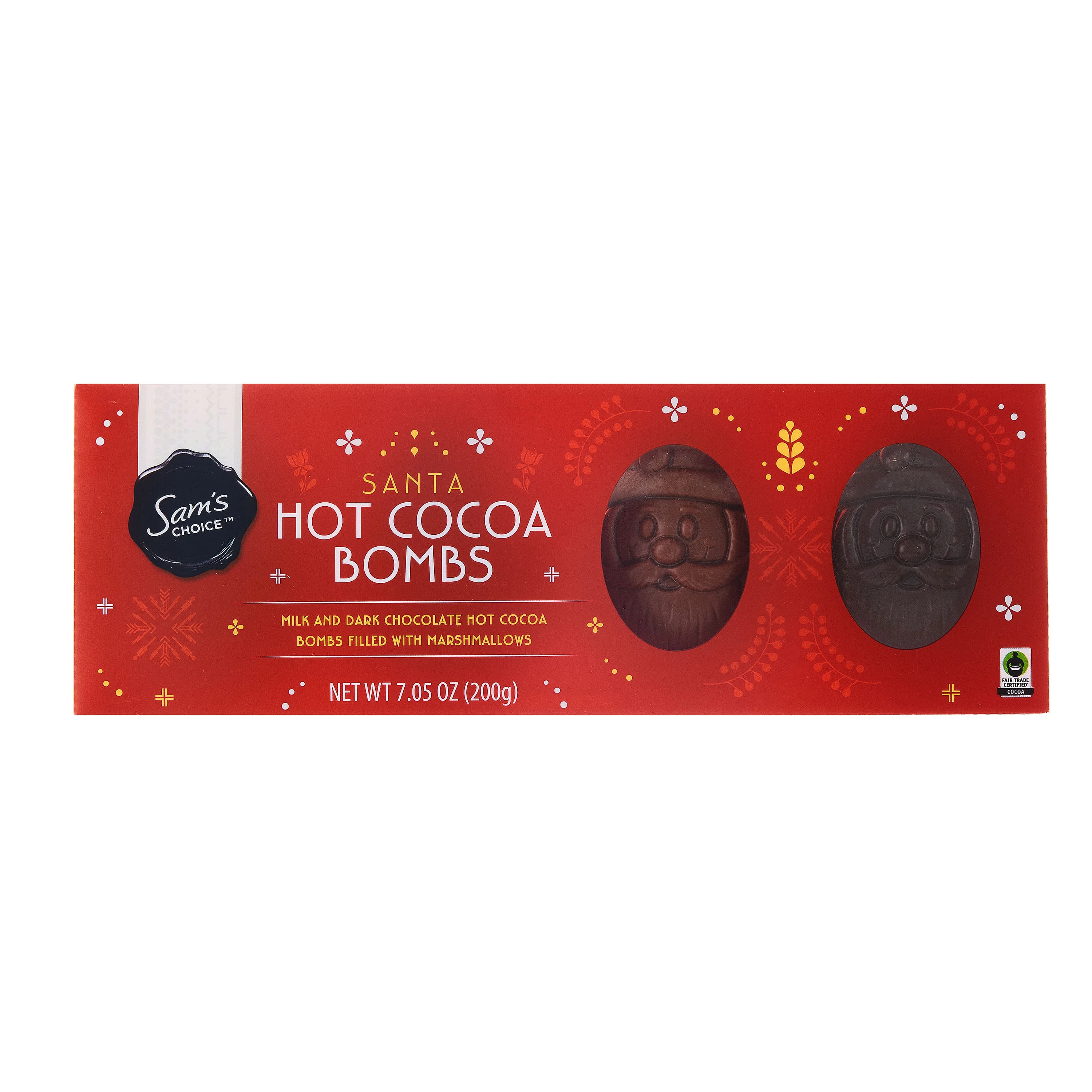 Sam's Choice Santa Hot Cocoa Bombs, 4 servings, 7.05 oz | Walmart (US)