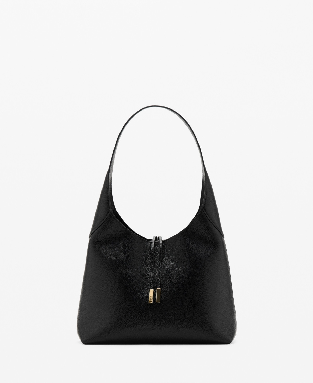 Mango Women's Metal Detail Shoulder Bag - Black | Macy's