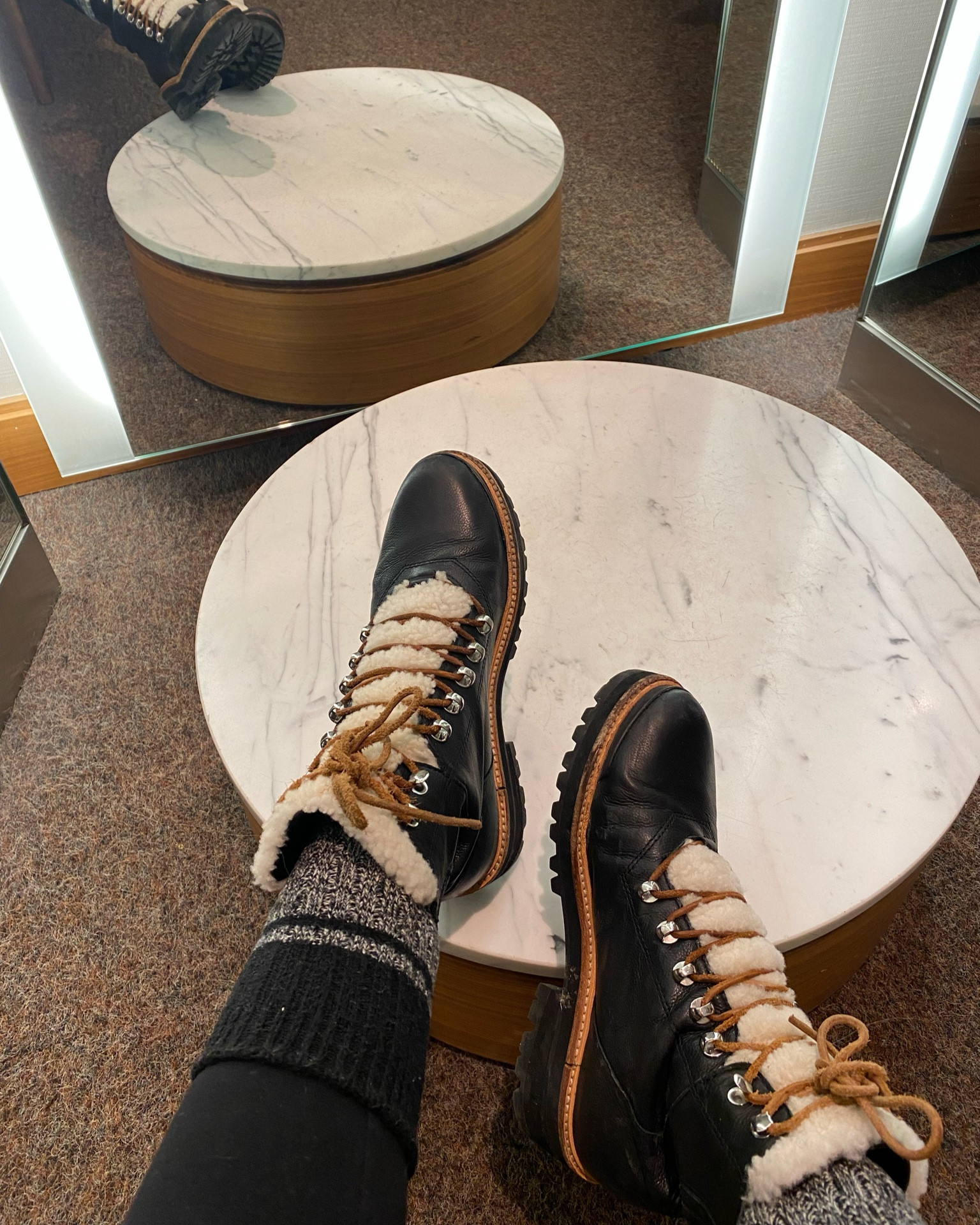 These boots! 3 winters in and still my favourite - currently on sale! Xx lorajeannee

Sherling boots, leather boots, winter boots 

#LTKGiftGuide #LTKHoliday #LTKSeasonal