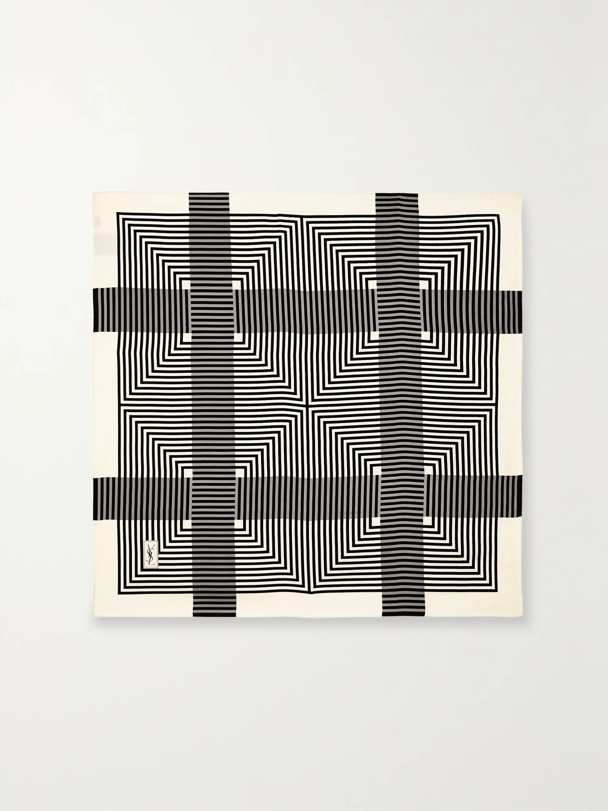 Printed silk-twill scarf | NET-A-PORTER (US)