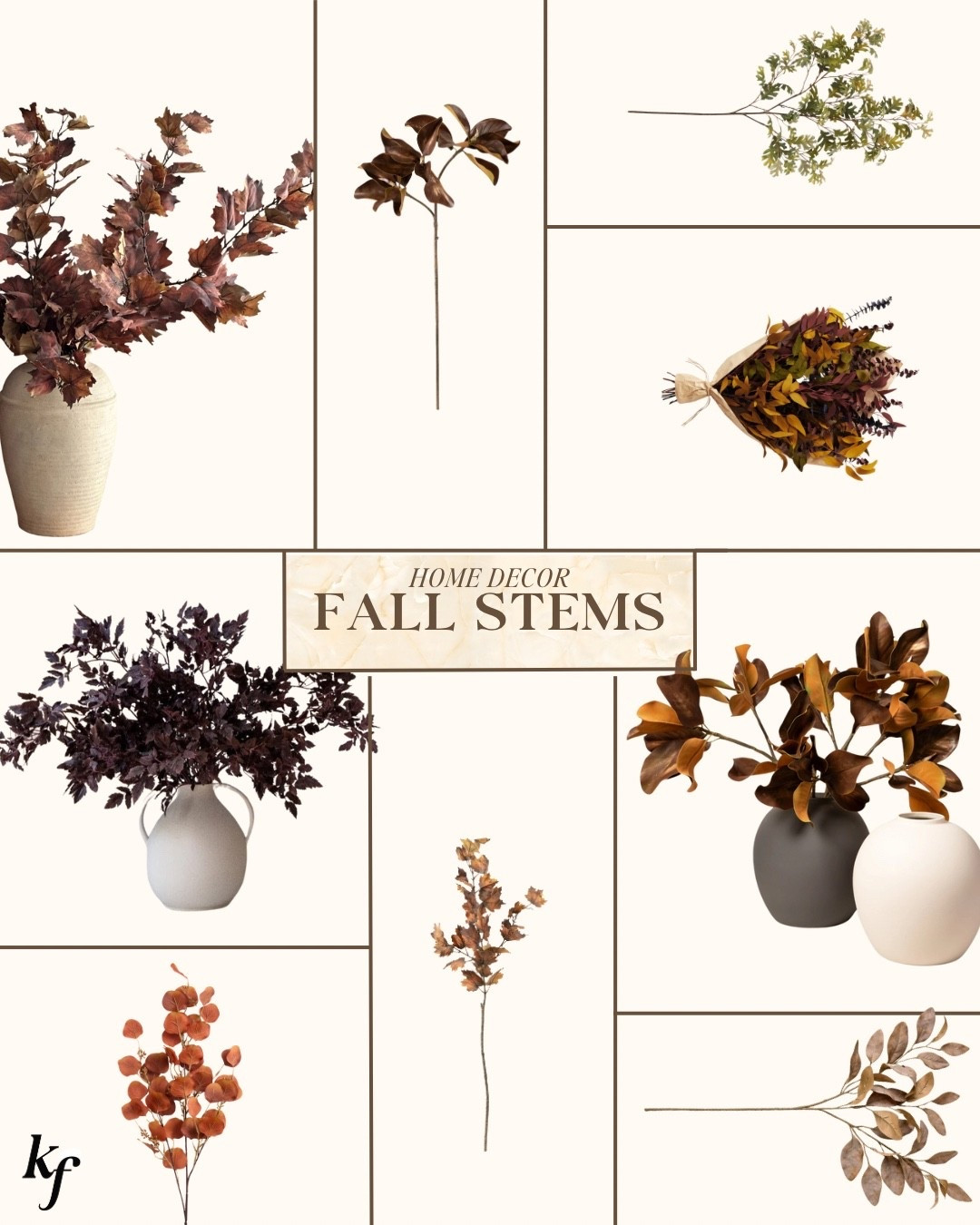 FAUX STEMS FOR FALL