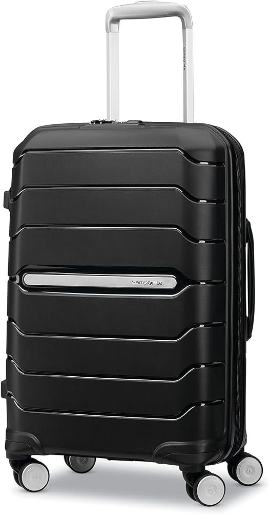 Samsonite Freeform Hardside Expandable with Double Spinner Wheels, Carry-On 21-Inch, Black | Amazon (US)