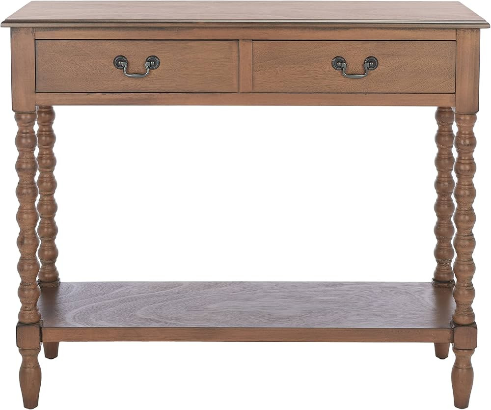 Safavieh Home Collection Athena Brown 2-Drawer Console Table | Amazon (CA)