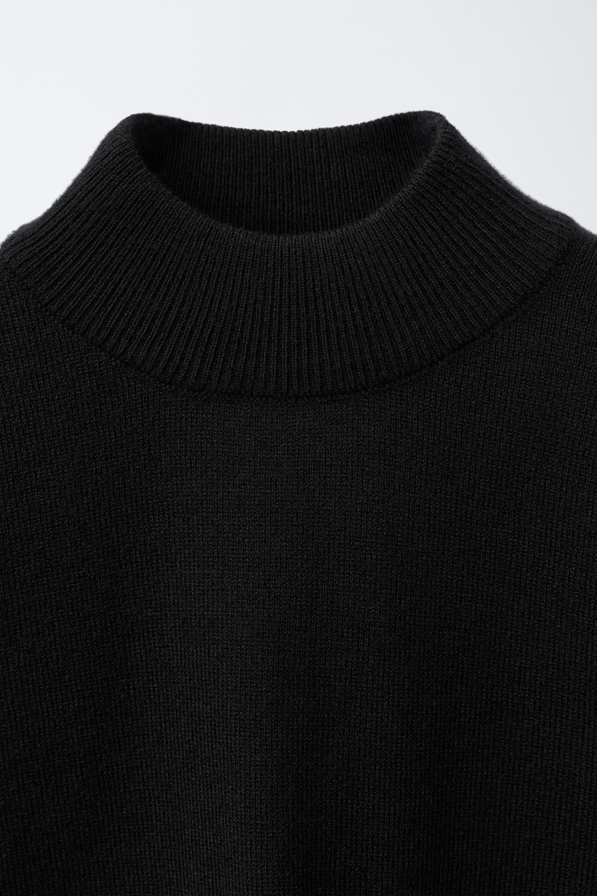 HIGH NECK KNIT SWEATER | Zara UK