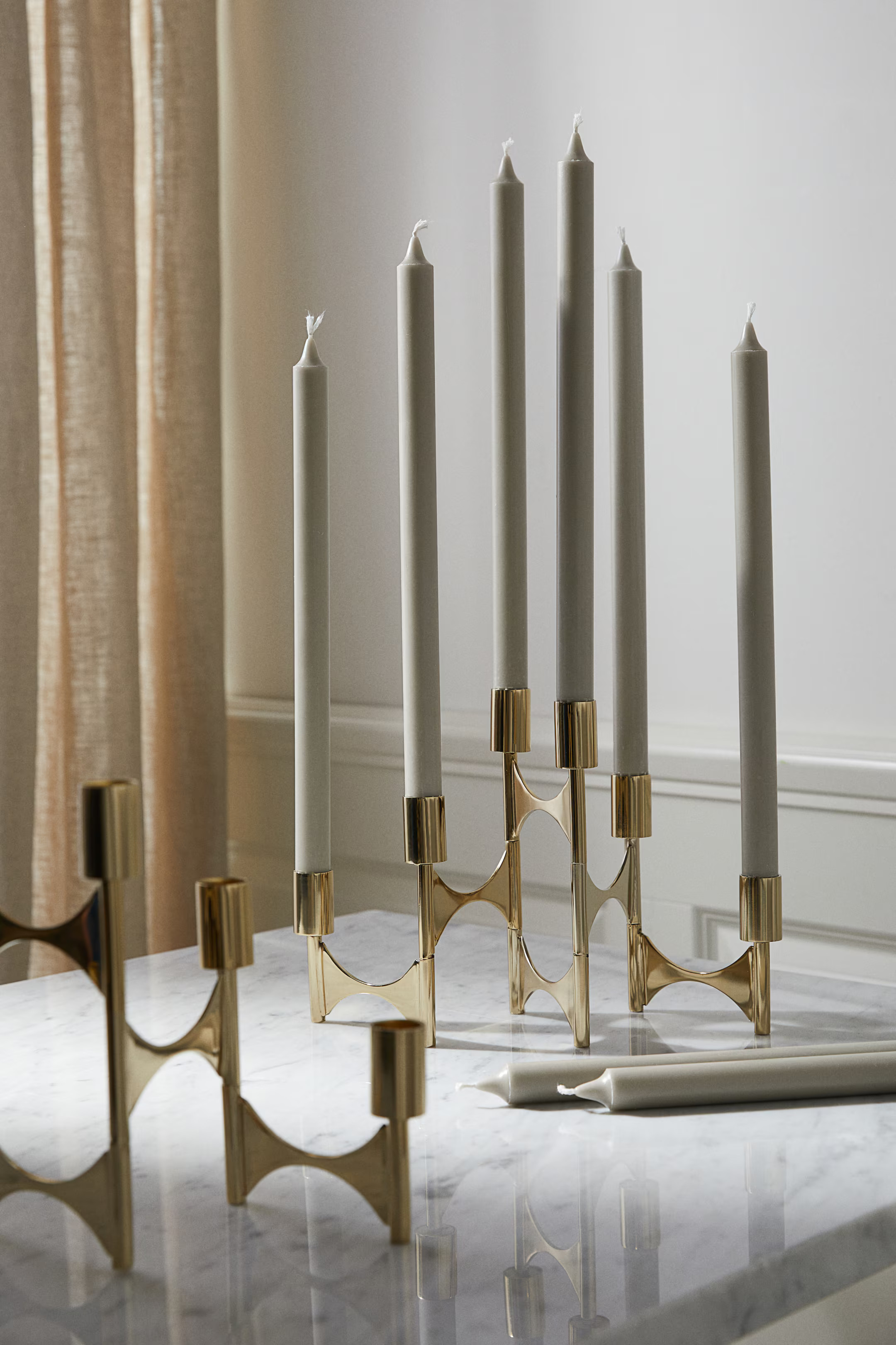 Metal Candle Holder - Gold-colored - Home All | H&M US | H&M (US + CA)