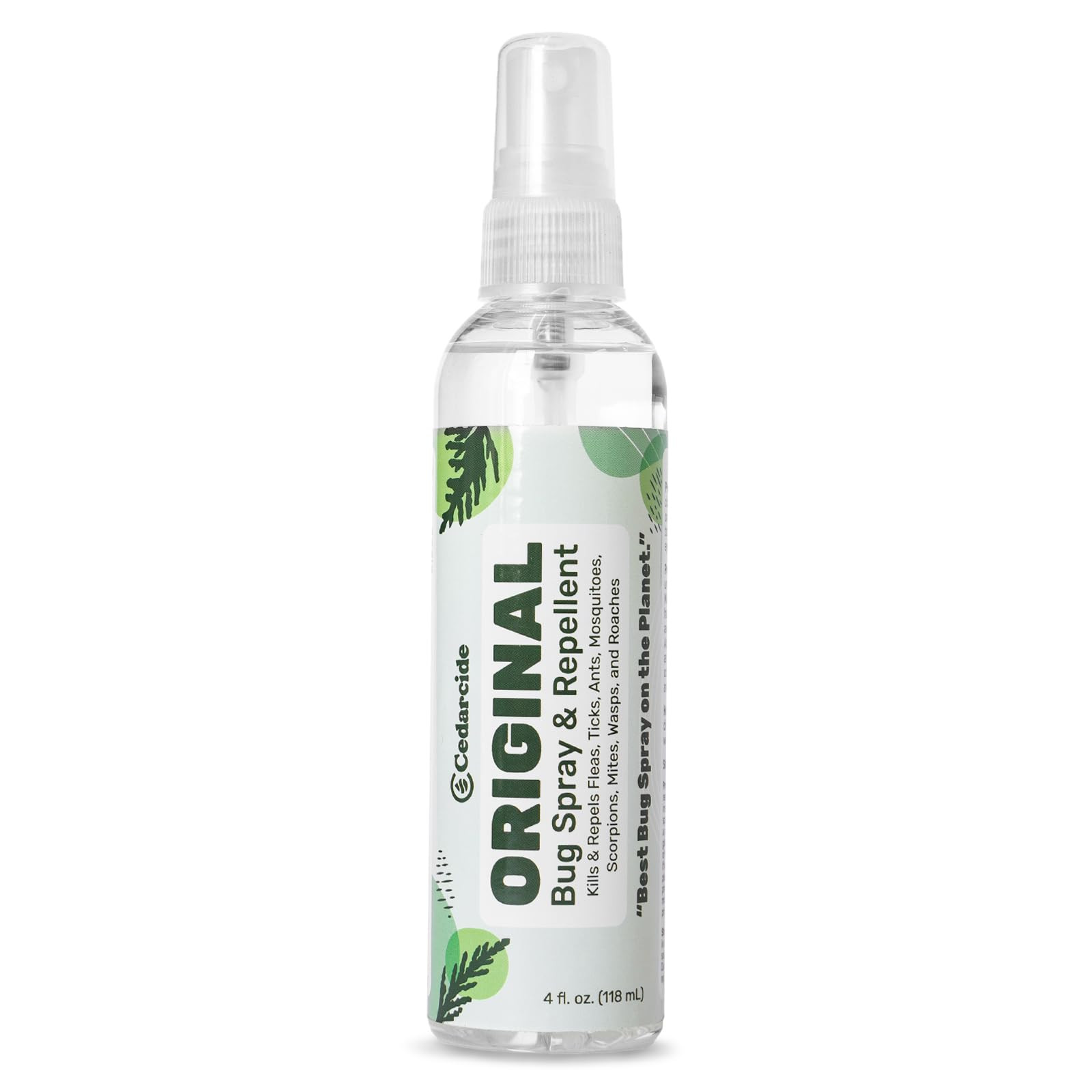 Cedarcide Original Bug Spray | Repel & Kill Fleas, Ticks, Mosquitoes, Mites, Ants & Chiggers | Fo... | Amazon (US)
