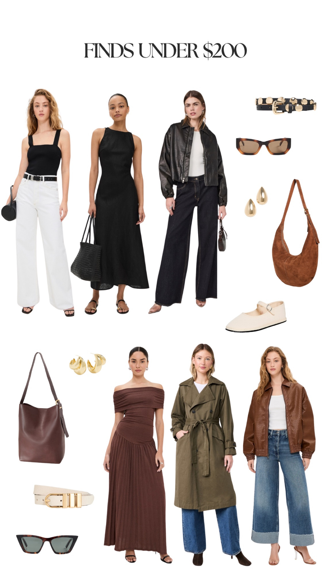 finds under $200 from shopbop

#LTKStyleTip #LTKFindsUnder100 #LTKMostLoved