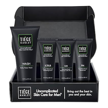 Tiege Hanley Mens Skin Care Set, Essential Skin Care Routine for Men (System Level 1) - Face Wash... | Amazon (US)