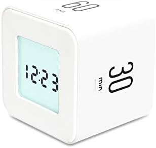 mooas Multi Cube Timer/Rotating Timer, Simple Operation, Clock & Timer (White) | Amazon (US)