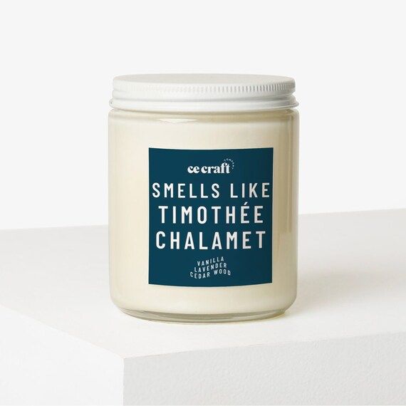 Smells Like Timothée Chalamet  Soy Wax Candle  Gift for Her | Etsy | Etsy (US)