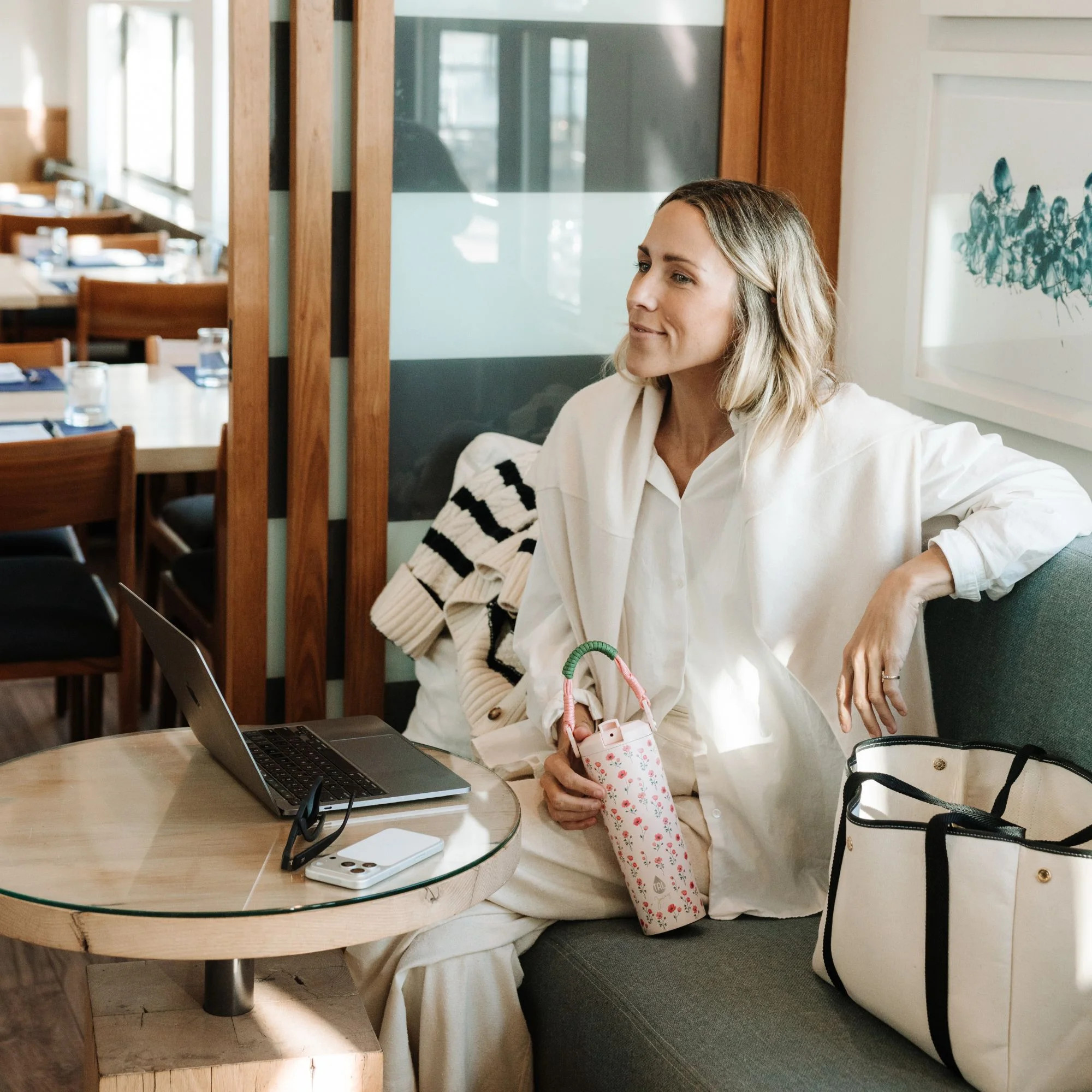 Jacey Duprie x TAL Hudson 24oz Stainless Steel Water Bottle with Paracord Handle, Rosette | Walmart (US)