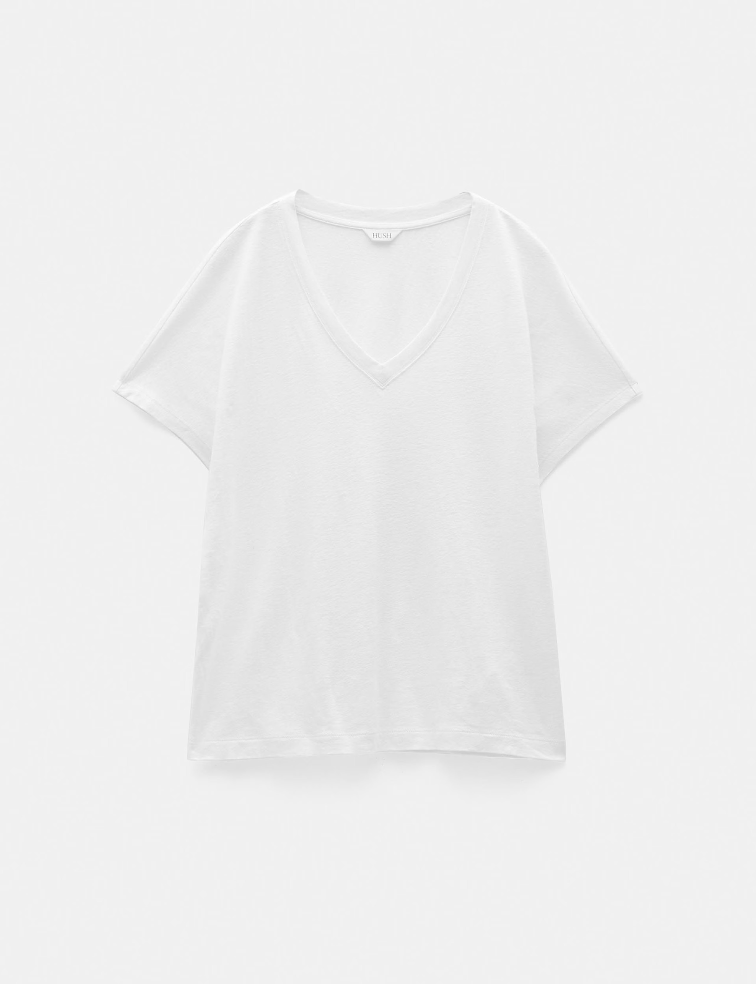 Linen Rich V-Neck T-Shirt | Marks & Spencer (UK)