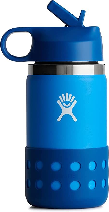 Hydro Flask Kids Wide Mouth Straw LID and Boot Honeydew | Amazon (US)