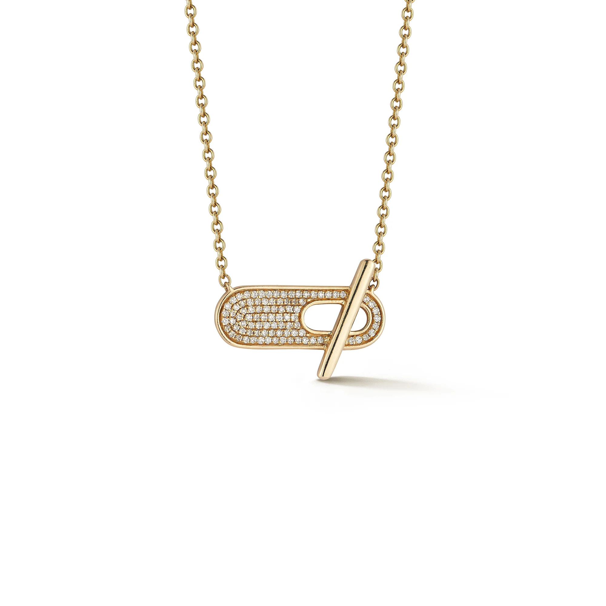 SYLVIE ROSE PAVÉ TOGGLE NECKLACE | Dana Rebecca Designs