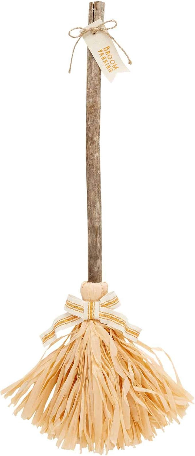 Mud Pie Parking Halloween Witch Décor, 33", Broom | Amazon (US)
