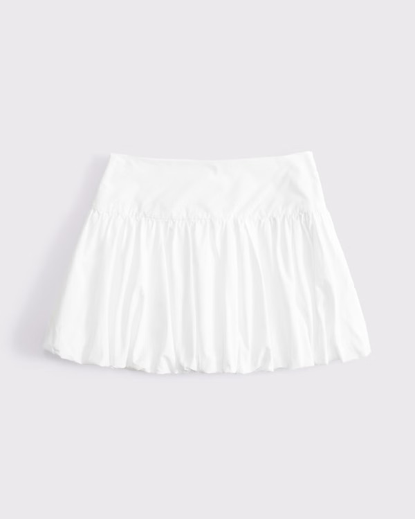 Women's Drop-Waist Bubble Hem Mini Skort | Women's Clearance | Abercrombie.com | Abercrombie & Fitch (US)