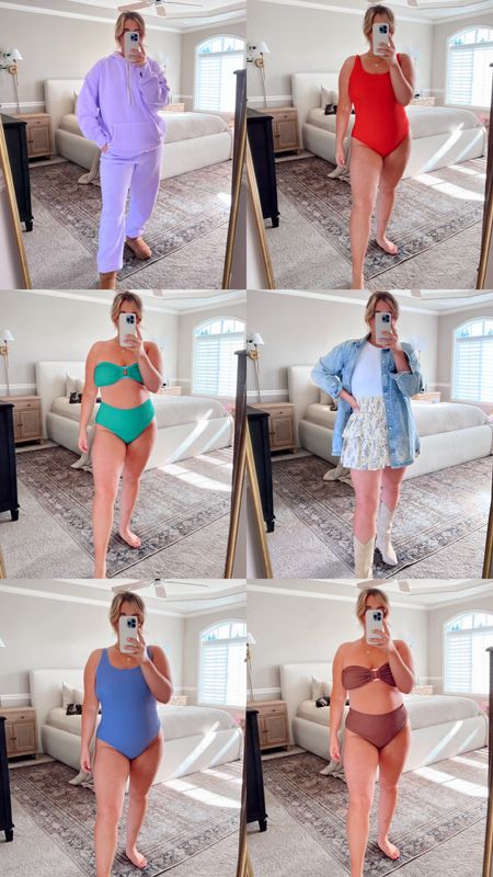 Midsize Aerie Haul / Most items marked down from original price 20% off of more! I’m wearing a size large in all tops and bottoms, xl
only in swim bottoms for extra 🍑 coverage. 

#LTKmidsize #LTKfindsunder100 #LTKswim