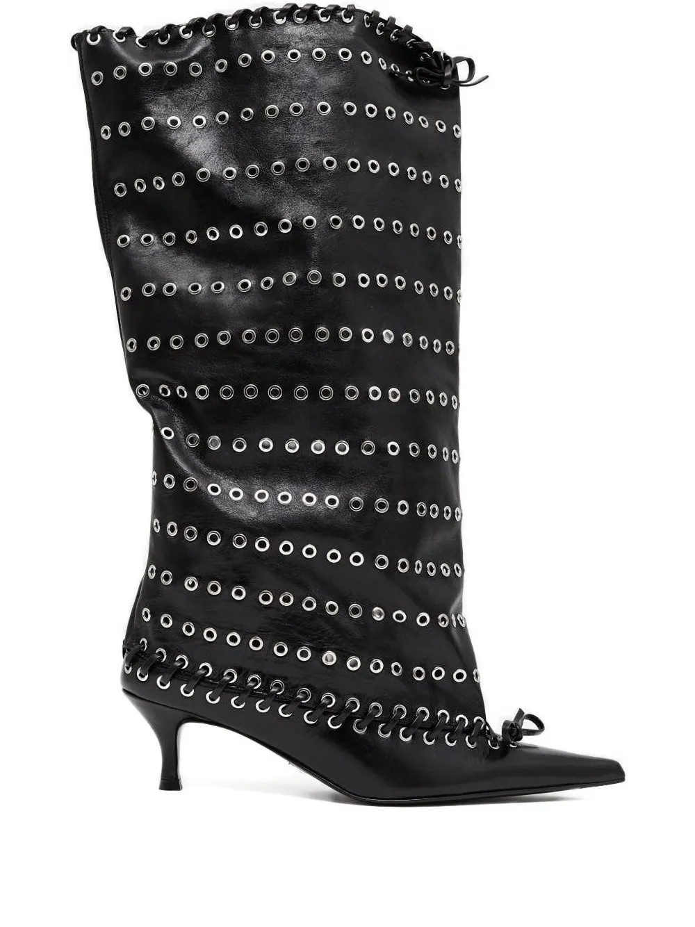 60mm eyelet pointed-toe boots | Farfetch Global