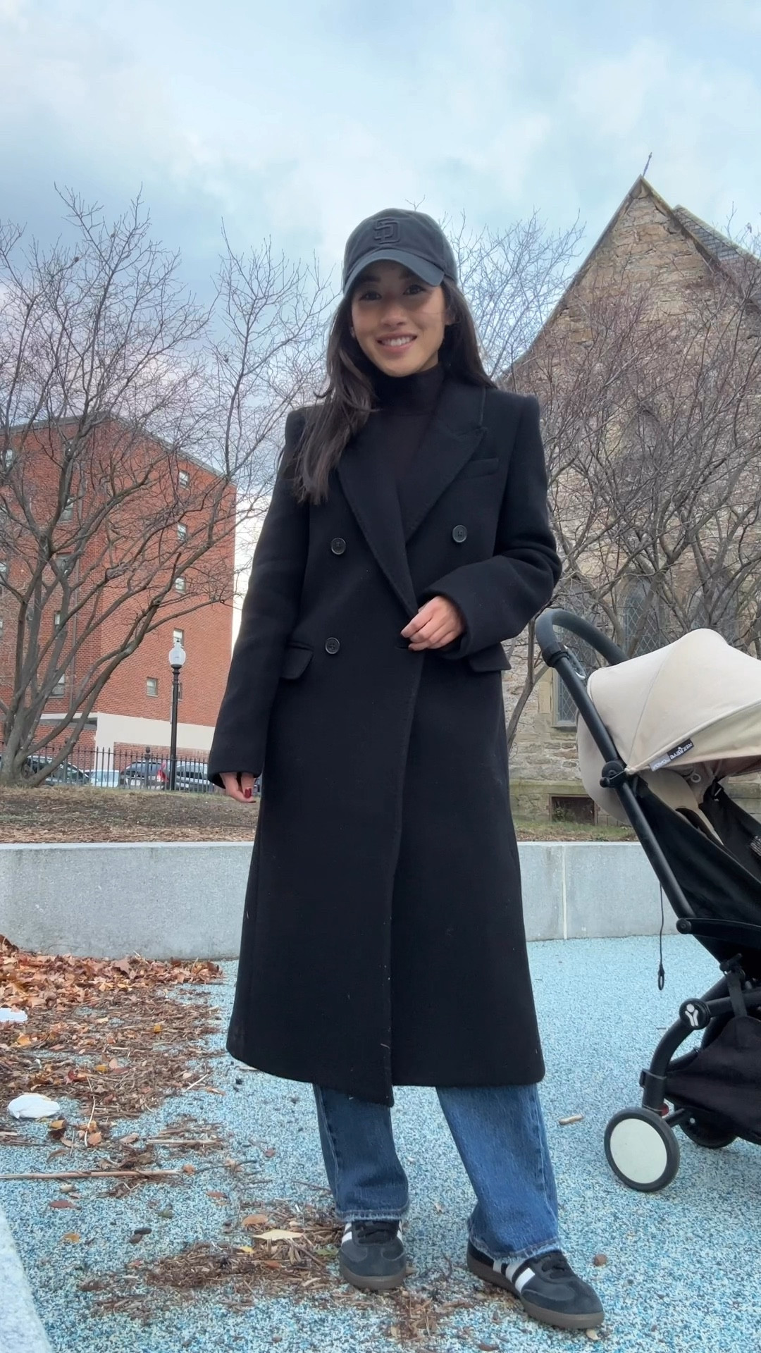 Coat & jeans on sale in this warm winter casual weekend ootd!

• Aritzia Constant coat xxs (oversized on petites, size down if you can) in the wool cashmere material. This particular material is thick and one of the warmest aritzia coats I’ve tried.

Note that Aritzia sale items are returnable only for store credit or exchanges. 

Same coat style also comes in knee length (linked)

The Constant coat is one of their core styles that comes back each year in different materials and colors! I’ve found that depending on the material thickness, the coat will fit a little bit differently.

The wool cashmere is a thicker, plush feeling material that is heavier weight than their regular wool material. In this material the coat feels bigger and longer on a petite frame, but is extra warm if you like an oversized maxi coat look. 

The merino or lighter weight wool Constant coats feel less thick with a slimmer feel.

• Levi’s Ribcage jeans 24 x 27  - some of my favorite Levi’s, I own in several washes. High rise and great to pair with flats, heels, or sneakers! 

• favorite Uniqlo ultra warm heattech thermal mock neck top Xs. I own several of these and the leggings 

• adidas black samba sneakers 5 

• 47 brand baseball cap. Love these - I have several of these including plain solid colors

Black Friday deal, cyber Monday sales, long midi winter wool coat, chic fall outfit ideas #LTKCyberWeek 

#LTKSaleAlert #LTKSeasonal