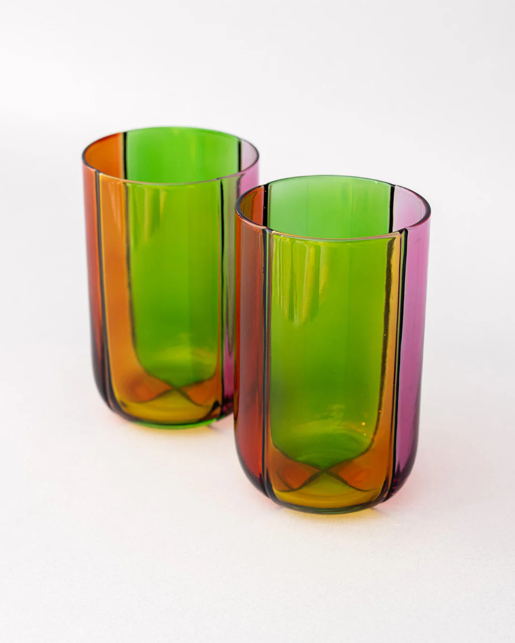 High Ball Glass Set - Colorblock | ban.do