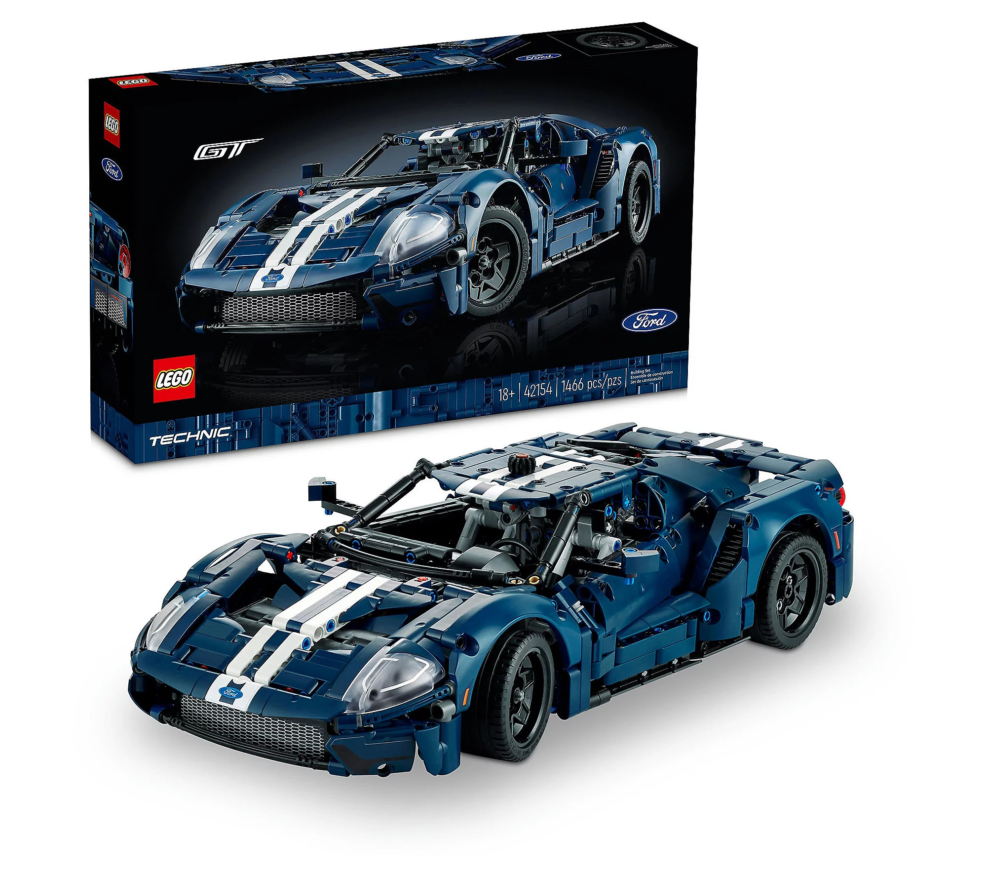 LEGO Technic 2022 Ford GT 42154 Building Kit - 1468 Pcs | QVC