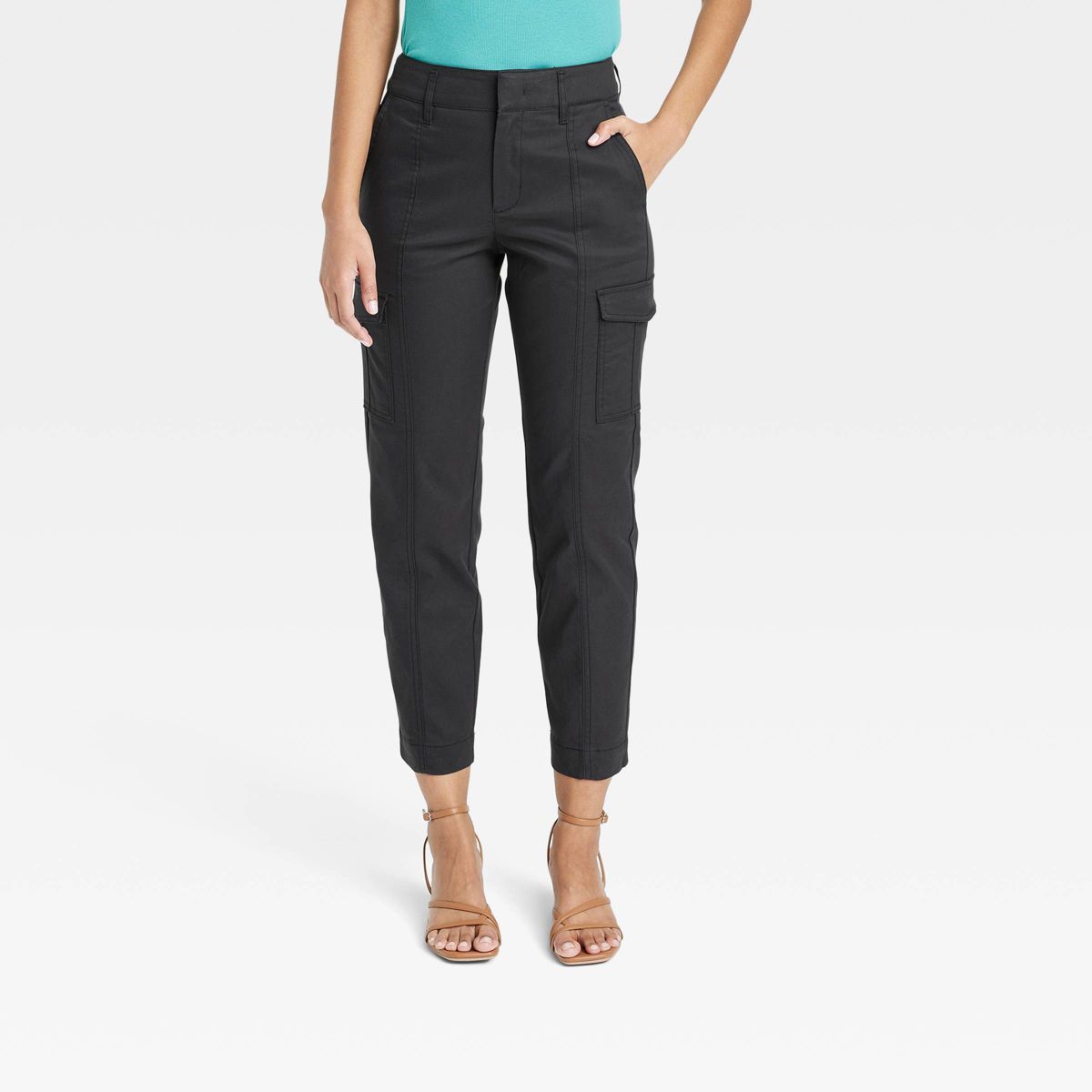 Women's Effortless Chino Cargo Pants - A New Day™ | Target