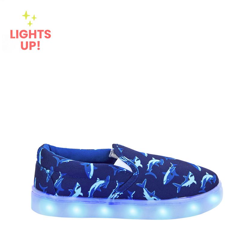 Light Up Sharks Slip On Sneaker | FabKids