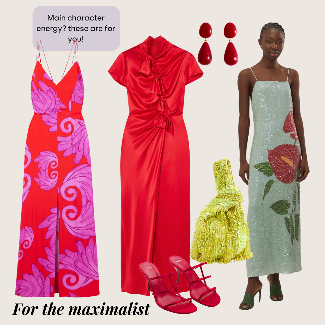 Got main character energy? Good. This is your moment.⁠
⁠
Overdress. Don’t apologise. Skip the safe choices and wear something that turns heads, without stealing spotlights (especially from brides… behave).⁠
⁠
Bold silhouettes, statement textures, and accessories that do the most. This isn’t about playing it flattering. It’s about making an entrance.⁠ 

 #LTKuk #LTKwedding #LTKstyletip