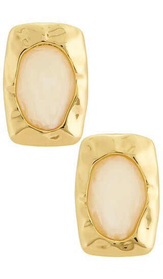 Ettika Liquid Resin Earring in Beige. | Revolve Clothing (Global)