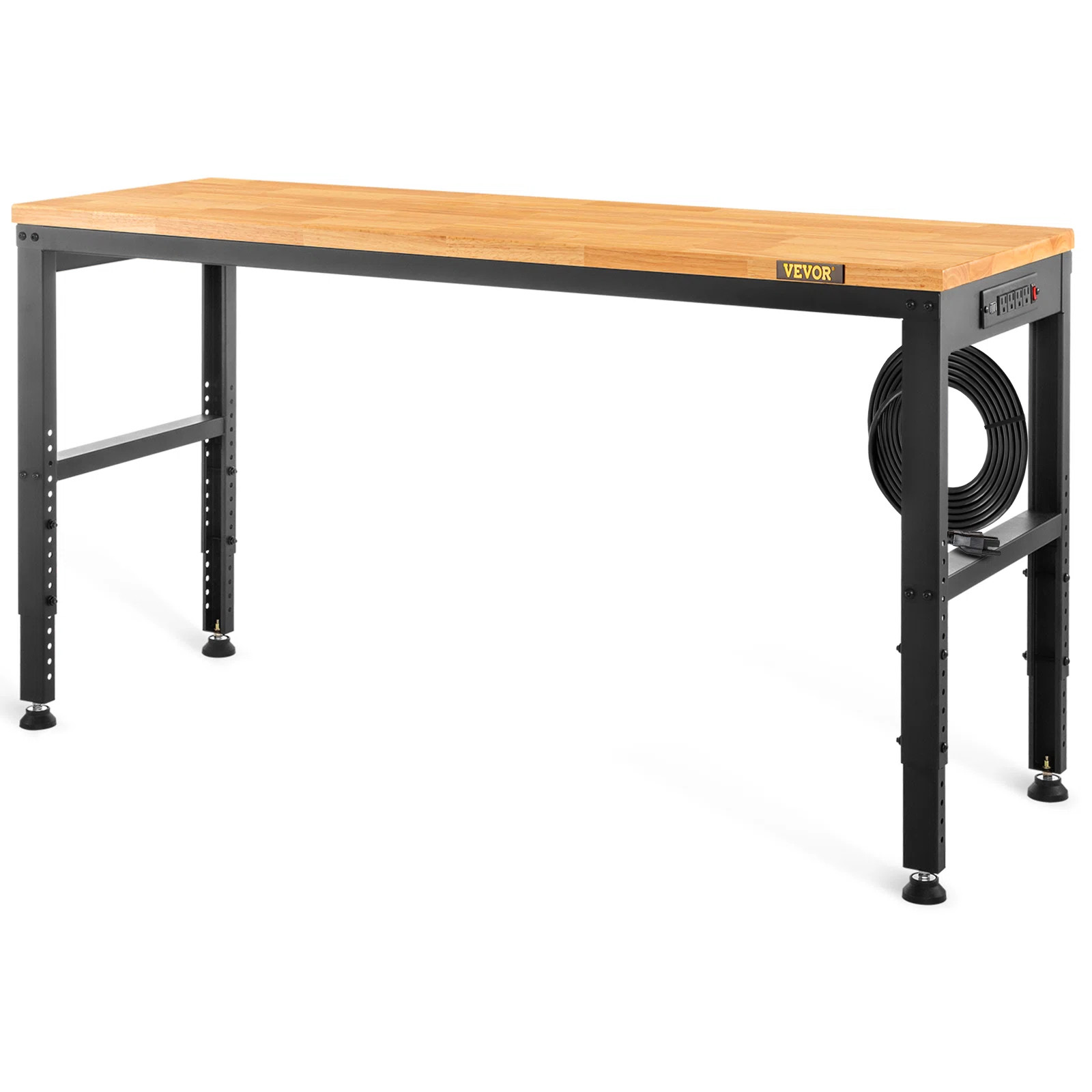 48'' W Wood Top Height-Adjustable Workbench | Wayfair North America