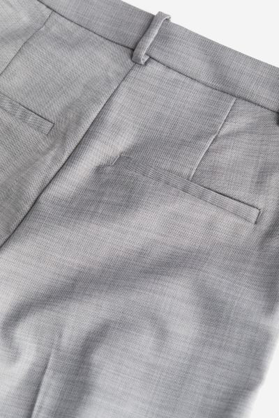 Wide-leg Pants - High waist - Long - Gray - Ladies | H&M US | H&M (US + CA)