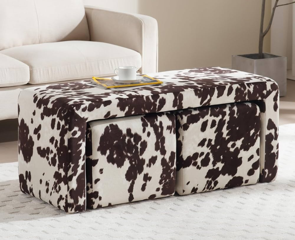 Modern Velvet End of Bed Bench for Bedroom Upholstered Entryway Bench Set of 3 Rectangular Vanity... | Amazon (US)