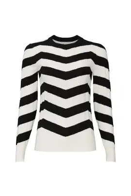 Ribbed Chevron Sweater | Rent The Runway