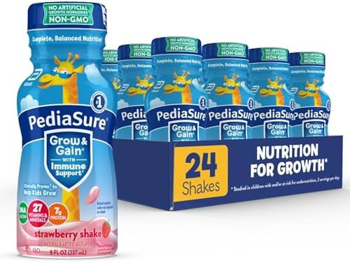 PediaSure Grow & Gain with Immune Support, 27 Vitamins & Minerals for Kids, 7g Protein, Non-GMO, ... | Amazon (US)
