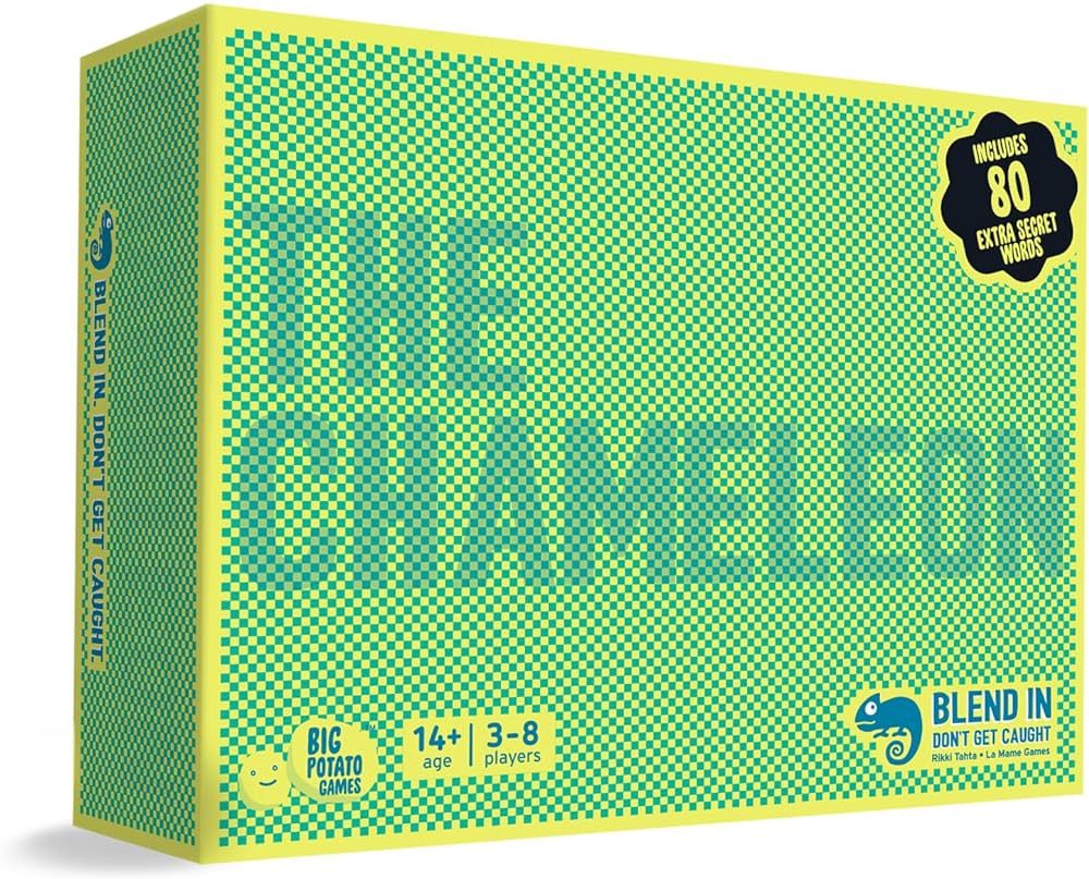 The Chameleon Board Game: A Spot-The-Imposter Game for Families & Friends | Includes 80 Extra Sec... | Amazon (US)