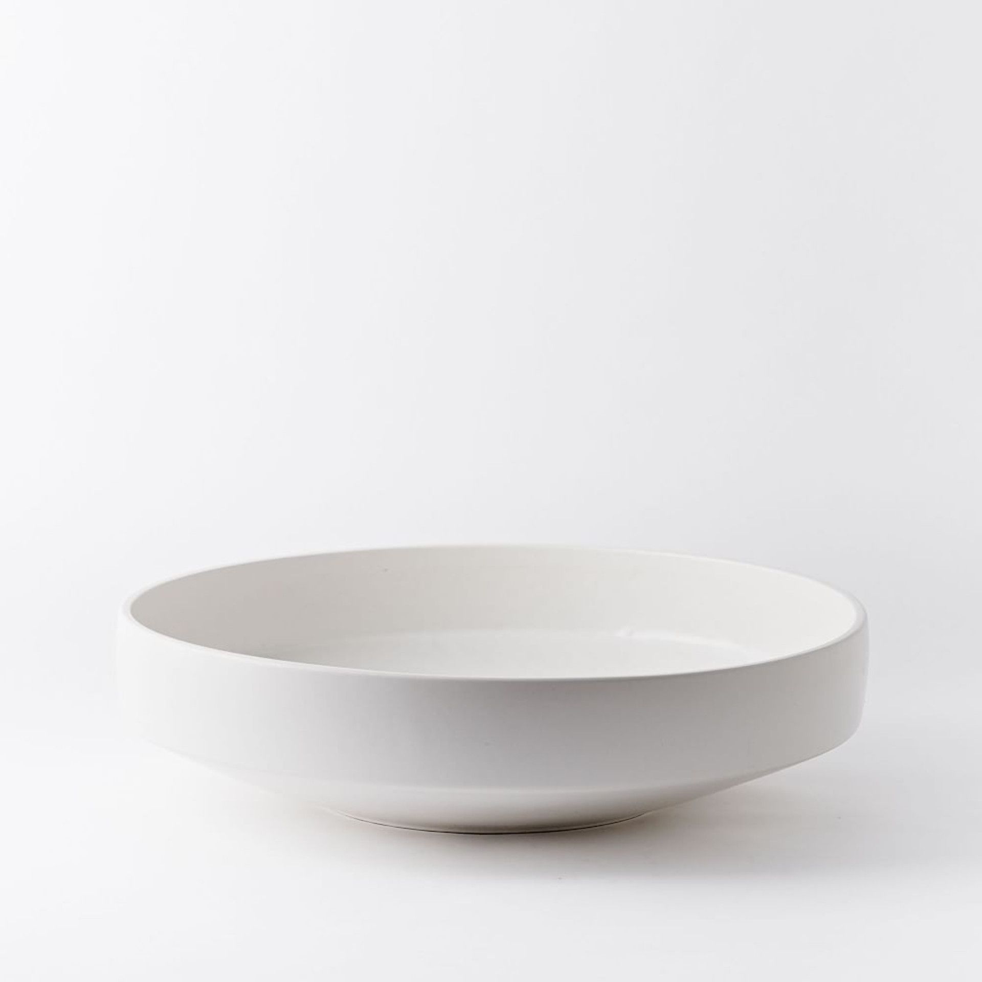 Pure White Ceramic Centrepiece Bowl | West Elm (UK)