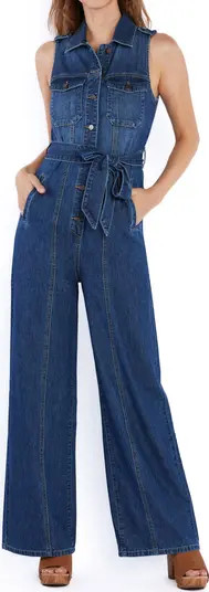 Camp Tie Belt Denim Jumpsuit | Nordstrom
