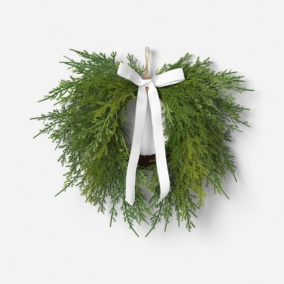 Draping Cedar Mini Christmas Wreath Green - Room Essentials™ | Target