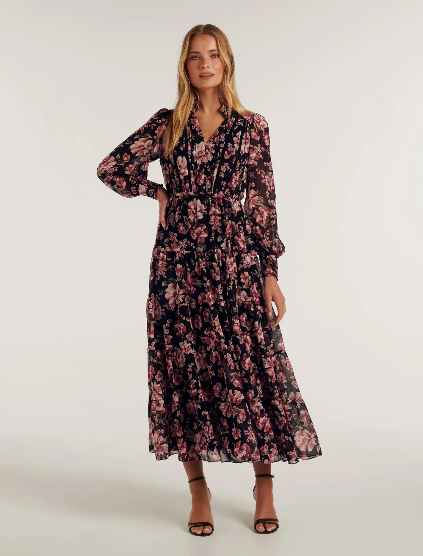 Julianna Trim Detail Midi Dress | Forever New (AU)