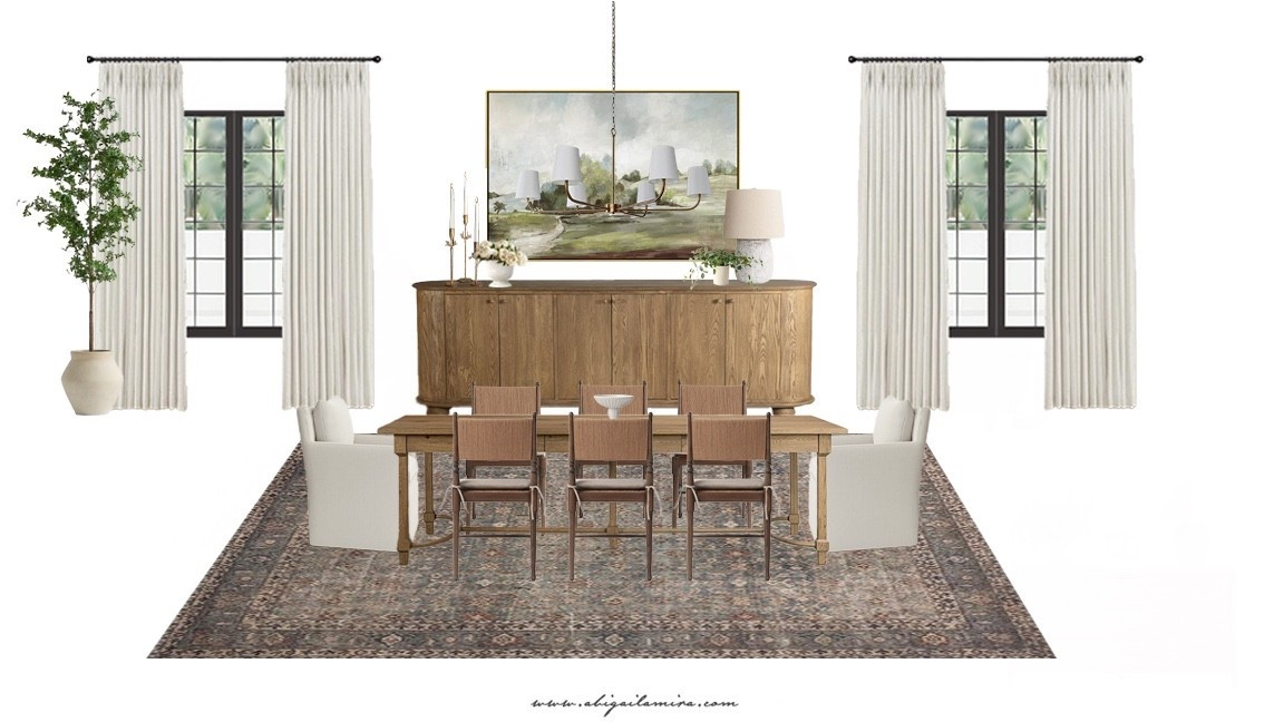 This is the kind of dining room that encourages conversation, slow dinners, and memorable gatherings — a space that’s less about perfection and more about connection. Read the full post at abigailamira.com

#LTKHome #LTKSeasonal