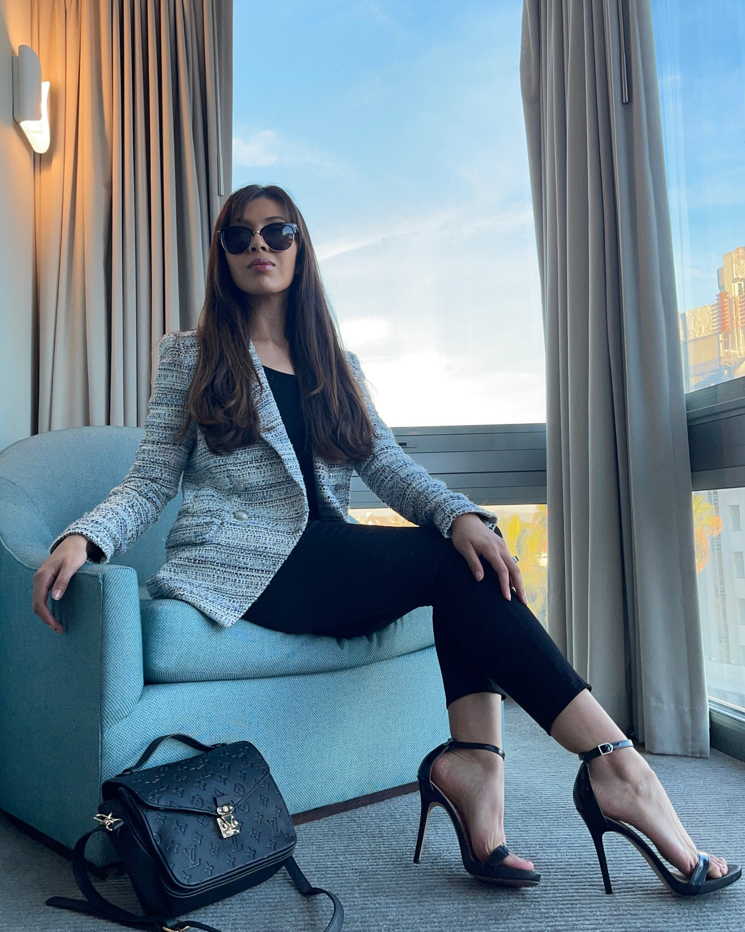 Tweed blazer outfit idea for spring 🌸 

#LTKstyletip #LTKworkwear #LTKFind