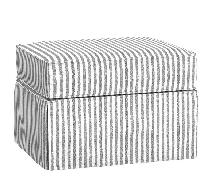 PB Kids® Comfort Slipcovered Swivel Glider & Ottoman | Pottery Barn Kids